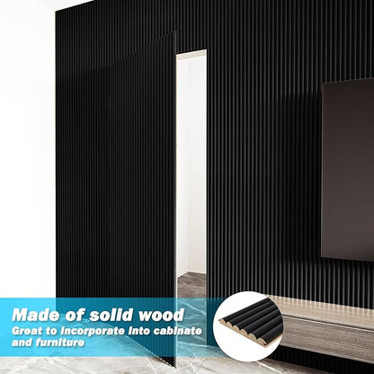 Art3d Fluted Wood Panel for Wall and Ceiling, Beaded Accent molding for Home - Image 5