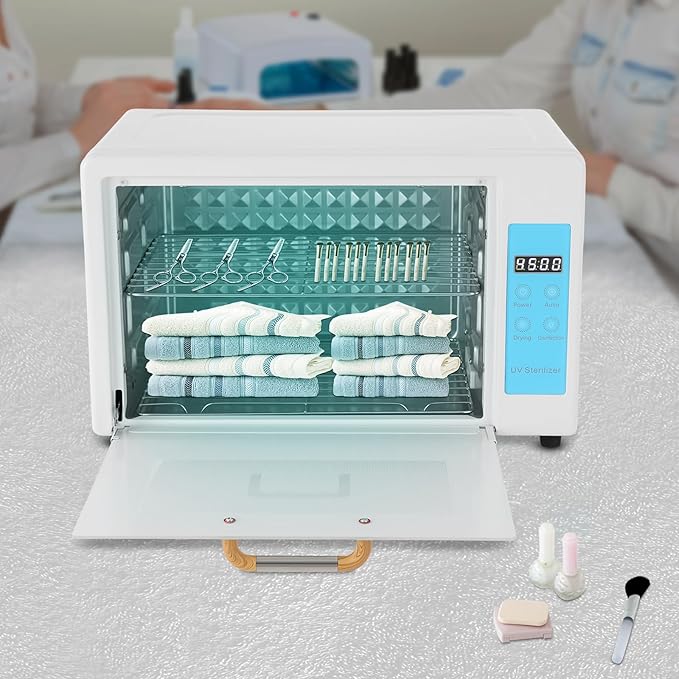 6 Gal Capacity Multi-Functional Nail Cleaner Box, 110V 230W U-V Light - Image 2
