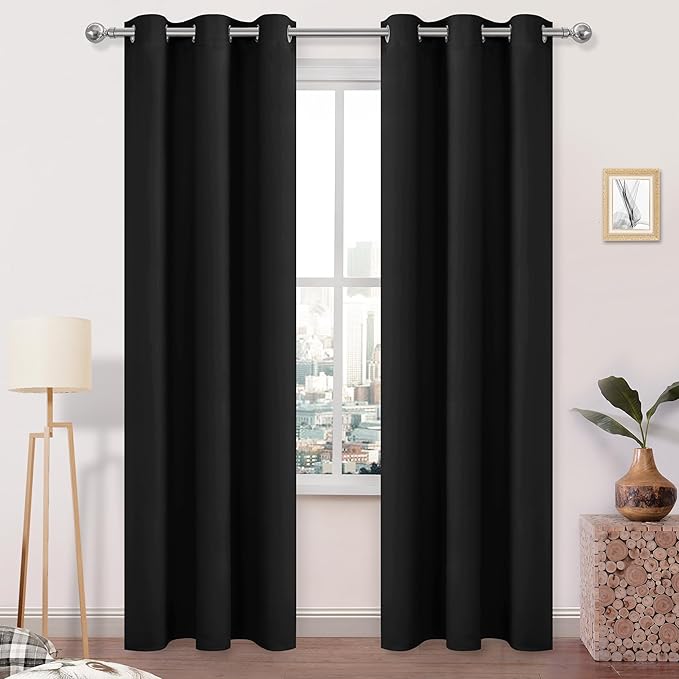 DWCN Room Darkening Blackout Curtains by DWCN