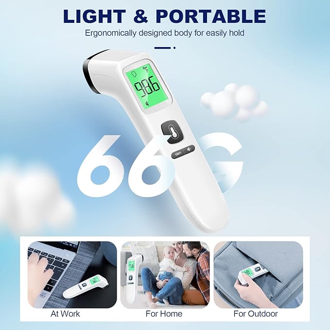 No-Touch Thermometer for Adults and Kids, Digital Accurate Baby Thermometer - Image 6