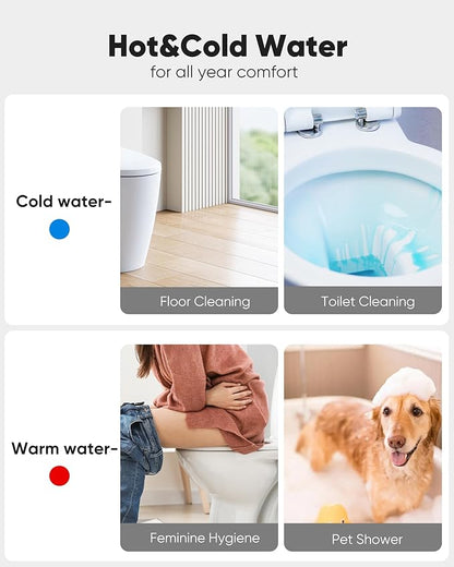 Arofa Hot and Cold Handheld Bidet Sprayer - Image 2
