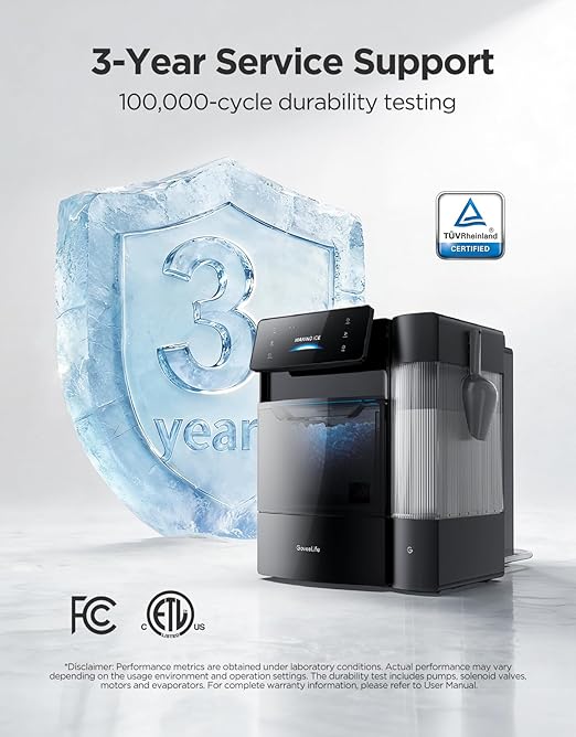 GoveeLife Smart Nugget Ice Maker Pro, 60lbs Daily, 6-Minute First Ice, 40dB - Image 7