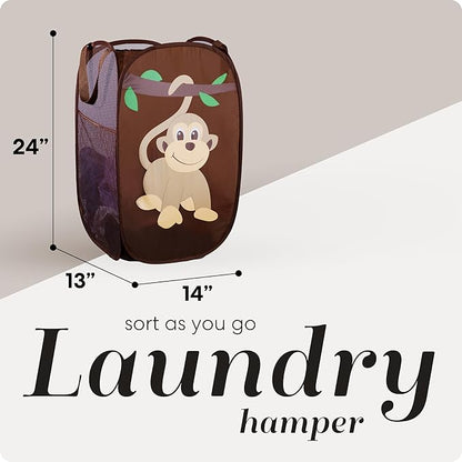 Handy Laundry Collapsible Mesh Pop Up Hamper - Image 2