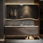 Double Sink Bathroom Vanity by Genpai