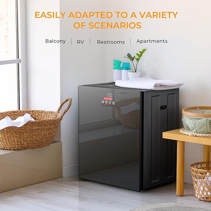 EUHOMY 1.5 Cu.ft. Portable Clothes Dryer, 850W Compact Dryer - Image 4