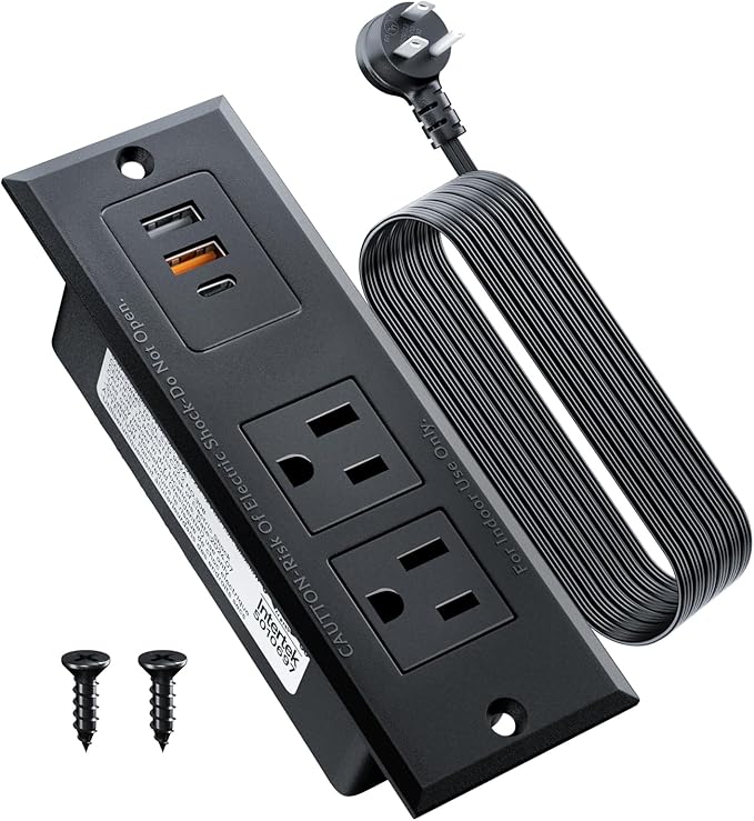 DOACE Recessed Power Strip by DOACE