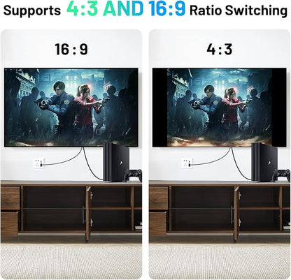 Arector HDMI Cable for PlayStation 2, PS2 to HDMI Adapter for HDTV HDMI Monitor - Image 3