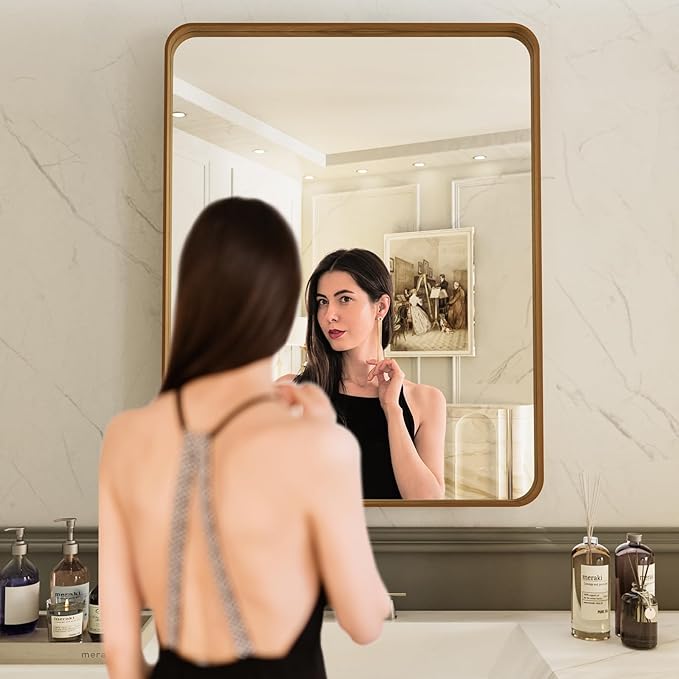 LOAAO 28X36 Bathroom Mirror - Image 2