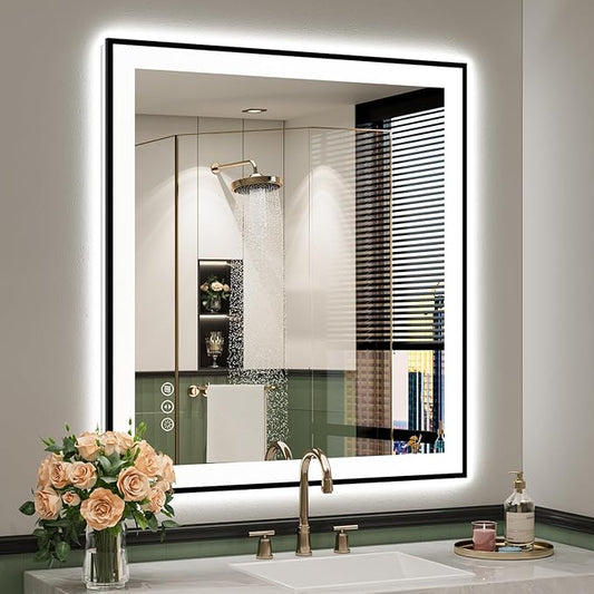 YEELAIT 32x36 Inch LED Bathroom Mirror by YEELAIT