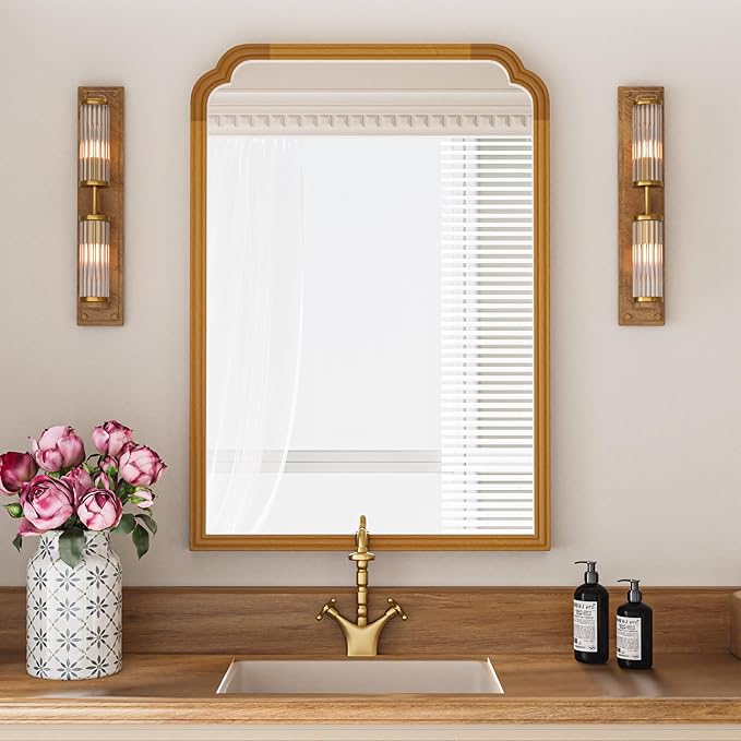 Wood Mirror for Bathroom by FerytangeHome