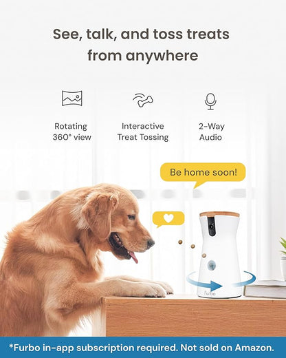 Furbo 360° Dog Camera Unlock w/Paid Plan: Home Security & Dog Safety Alerts - Image 2