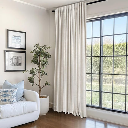100% Blackout Shield Linen Blackout Curtains - Image 6