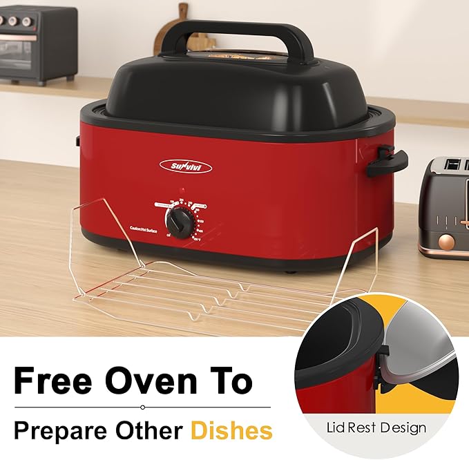 Sunvivi Roaster Oven, Electric Roaster Oven - Image 3