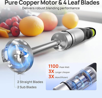 Consciot 7-in-1 Immersion Blender Handheld Max 1100W, Stick Emulsifier - Image 2