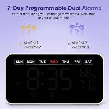 Dekala Bed Shaker Loud Alarm Clock - Image 4
