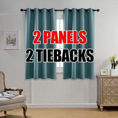 MIUCO Room Darkening Grommet Blackout Curtains by MIUCO