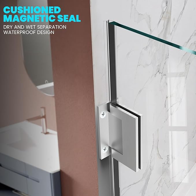 Bathroom Hinged Shower Door - Image 4