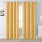Desert mist Curtains 84 Inches Long Blackout Curtain Panels by DUALIFE
