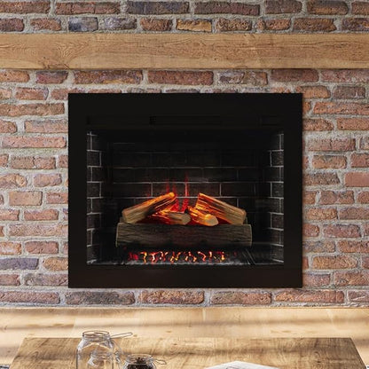 Modern Ember Uptown 33" Inch Electric Fireplace Insert Trim Kit, 3 Inch Trim - Image 4