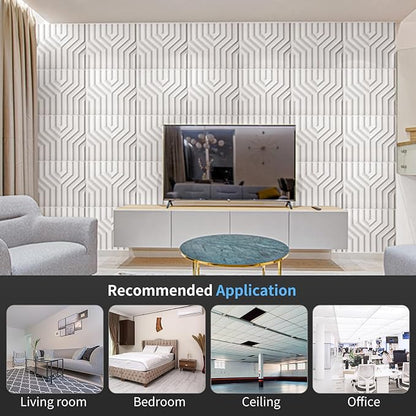 Art3d Decorative 3D Wall Panel, 32 Sq.FT PVC Interior Wall Decor - Image 5
