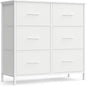 SONGMICS Dresser for Bedroom, Chest of Drawers, TV Stand, 6 Non-Woven Fabric by SONGMICSbySONGMICSHOME