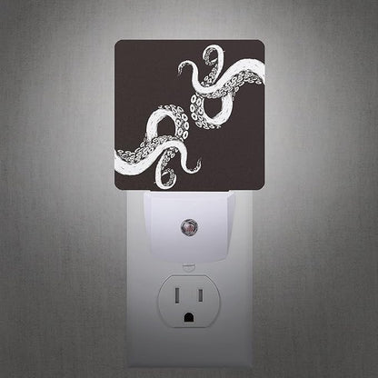 Smoaffly Octopus Night Light Plug-in LED Nightlights Auto Sensor Night Lamp - Image 2