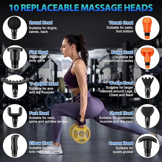 TOLOCO Massage Gun, Deep Tissue Back Massage - Image 5