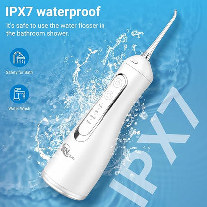 JNGOODS Cordless Water Dental Flosser Oral irrigator, JNGOODS 300ml - Image 5