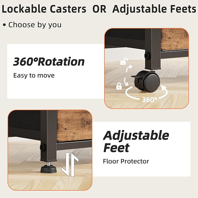 GYIIYUO 2 Drawer File Cabinet - Image 8