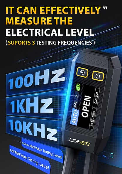 FNRSI Upgraded Version LCR-ST1 Mini Smart LCR Meter, SMD Tester, ESR Meter - Image 3