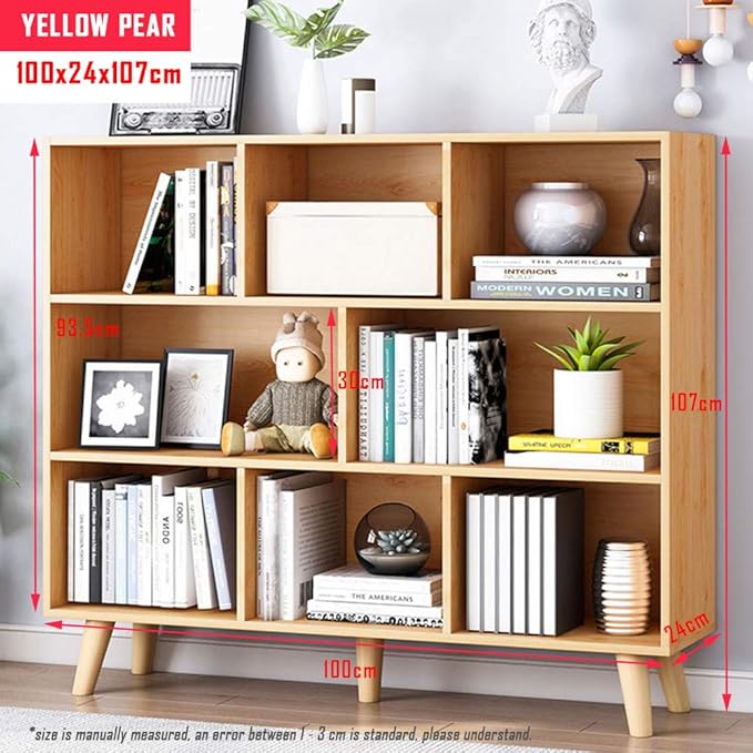 IOTXY Wooden Open Shelf Bookcase - Image 2