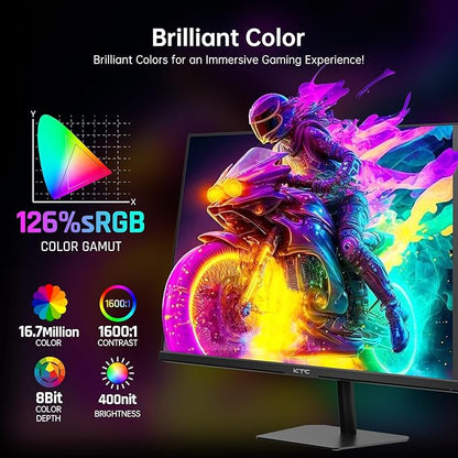 KTC 24 inch 190Hz/180Hz Gaming Monitor, HDR 400 Fast IPS Screen, FHD 1080P - Image 3