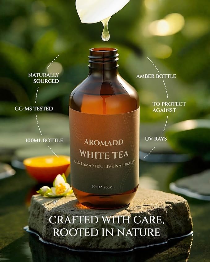 Aromadd White Tea Diffuser Oil Inspired by Luxury Hotel Scent, Essential Oils - Image 4