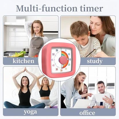 Visual Timer for Kids Adults, 60-Minute Countdown Timer for Classroom, Pomodoro - Image 3