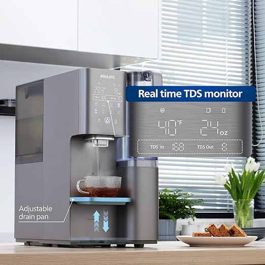 Reverse Osmosis Water Filter Countertop ADD6928DG/37, Cold & Hot Water Dispenser - Image 6