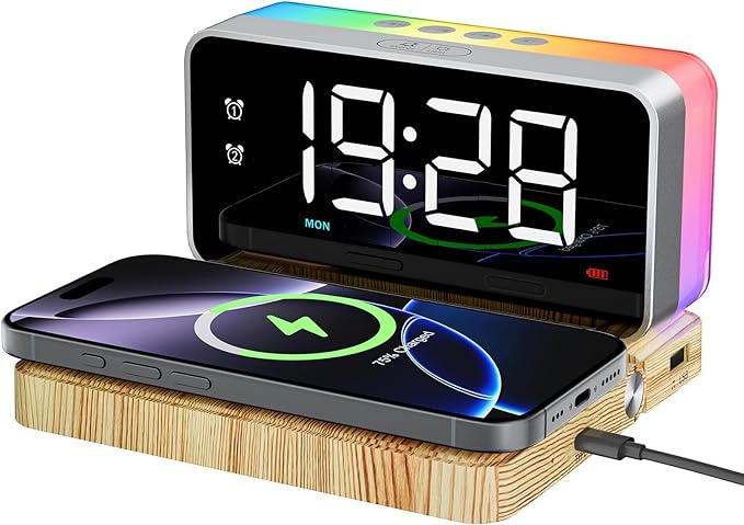 CHOUYONL Alarm Clocks for Bedrooms by MakeLifeSimpleWithCHOUYONL