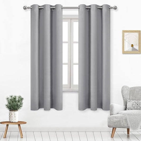 DWCN Blackout Curtains for Bedroom, Curtains 63 Inch Length 2 Panels, Room by DWCN