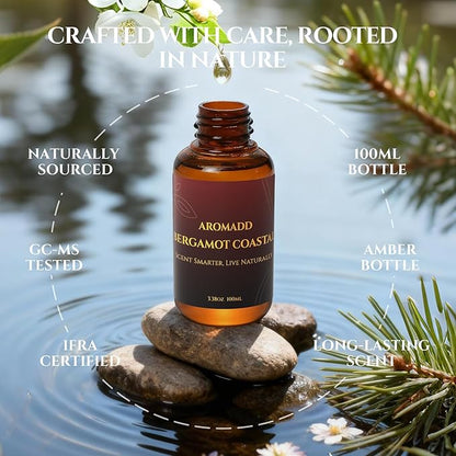 AROMADD Bergamot Coastal Diffuser Oil Inspired by Luxury Hotel Scent 3.38 Fl Oz - Image 3
