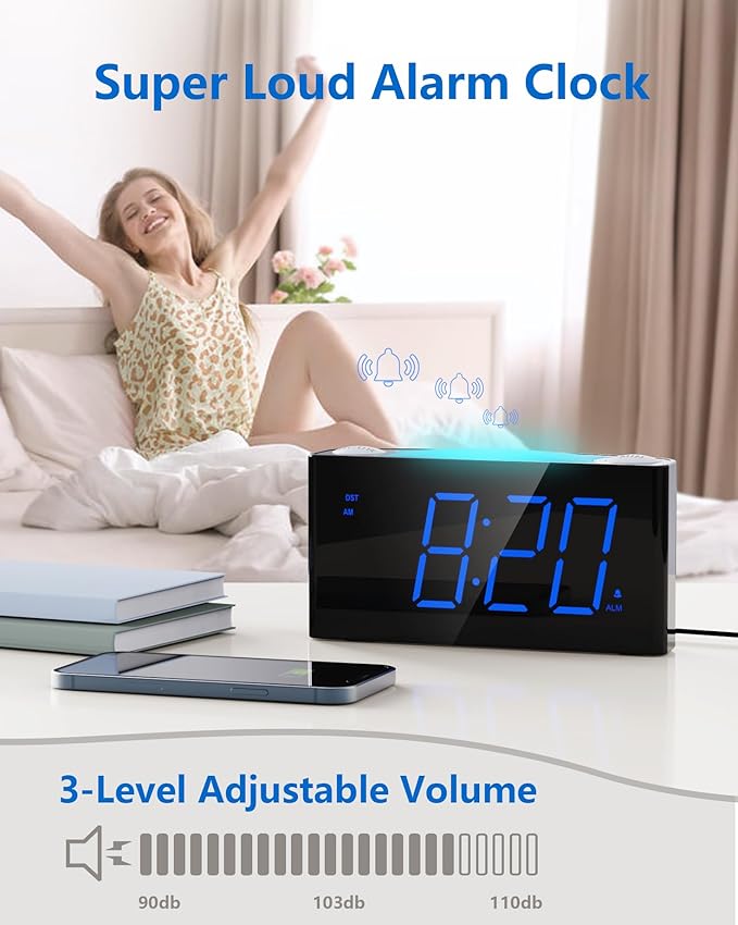 Digital Alarm Clock for Bedroom - Image 2