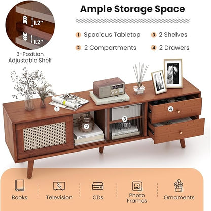 Giantex Mid Century Modern TV Stand - Image 6