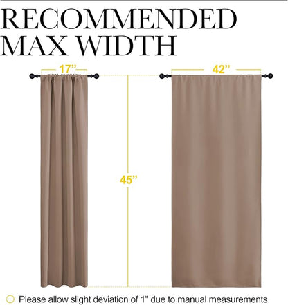 NICETOWN Kitchen Window Blackout Curtains - Image 7