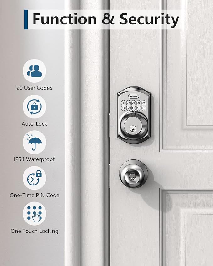 TEEHO TE001 Keyless Entry Door Lock - Image 6