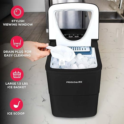 Frigidaire, 26 Lbs Portable Compact Icemaker, Ice Making Machine - Image 3
