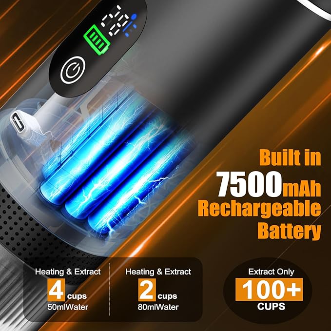 Portable Battery Espresso Coffee Maker - Image 7