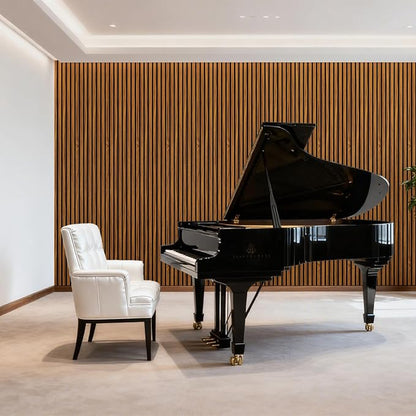 Art3d 4-Piece 94 x 12.6 Inch Acoustic Lightweight Slat Wall Panel - Image 4