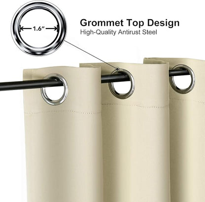 ChrisDowa Blackout Curtains 108 Inches Long - Image 3
