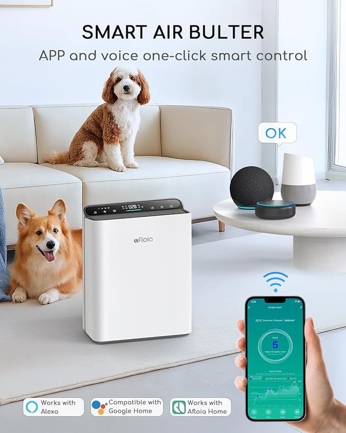 Air Purifier for Home Bedroom Large Room Up to 2000Ft², Smart APP&Voice Control - Image 4