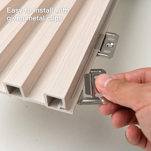 Art3d 8-Pack 96 x 6in. WPC Acoustic Slat Wall Panel - Image 8