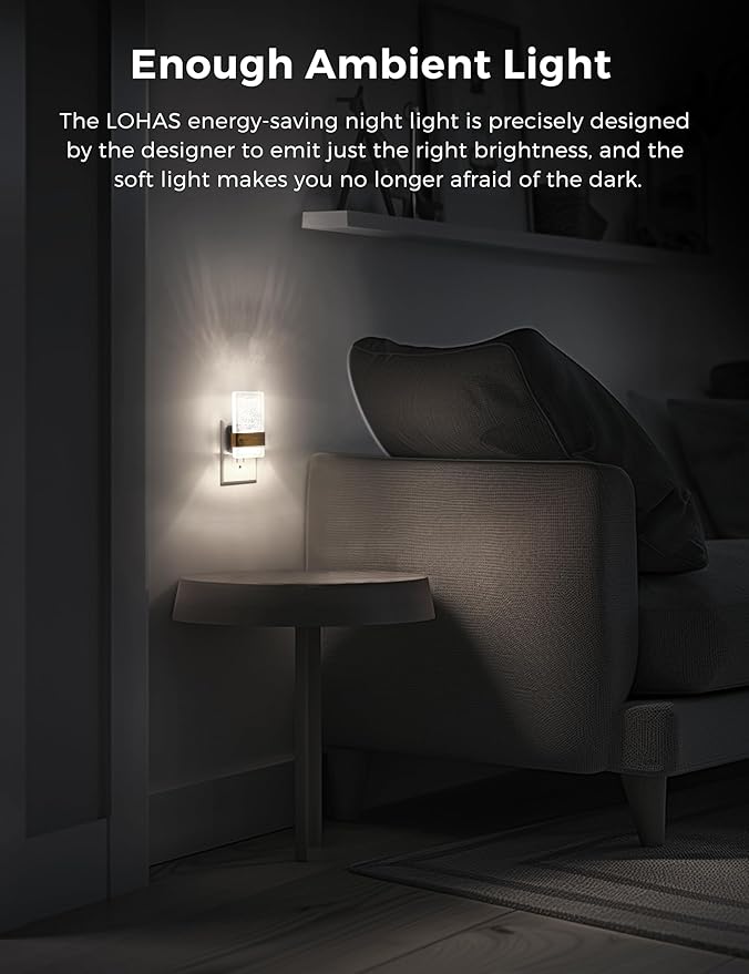 L LOHAS LED Night Light, Night Lights Plug Into Wall, Decorative Night Lights - Image 4