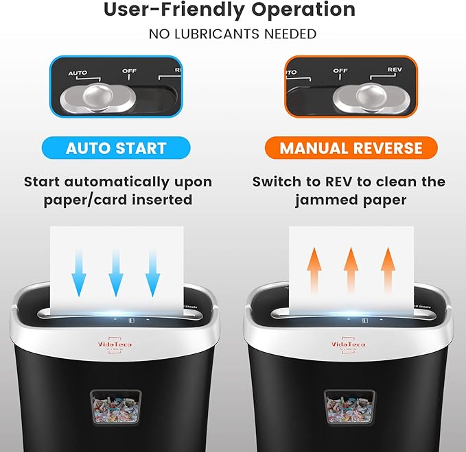 Paper Shredder for Home Office Heavy Duty - Image 6